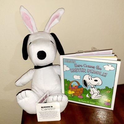 My friend got me the Easter Beagle Snoopy and book. Proceeds go to Kohl's Cares community wellness programs.