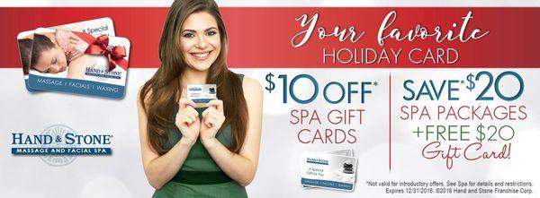 10$ off all Gift Cards!