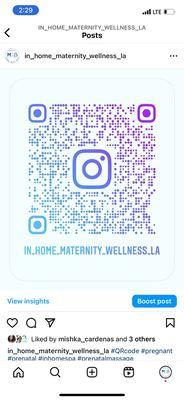 Check our instagram page for more in home maternity services and meet our happy clients !