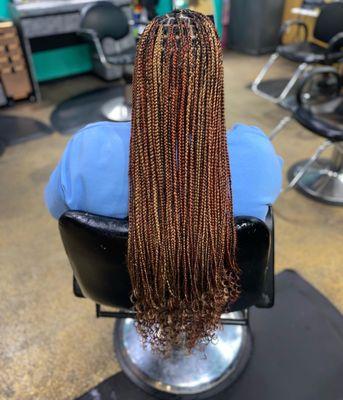 Knotless braids