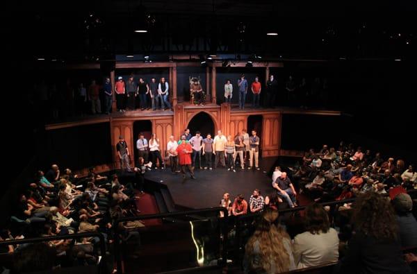 Guests gather in the Select Medical Main Stage for our Improvapalooza event in April.