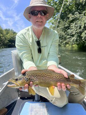 Brown Trout fly fishing