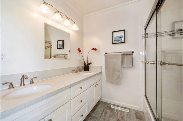 Our downstairs bathroom, done by Barry Guidry