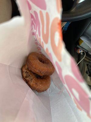 Blueberry cake donut