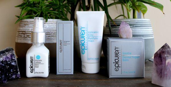 Epicuren skincare products available at Classique Spa