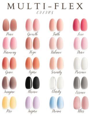 Luminary Nail System Colors