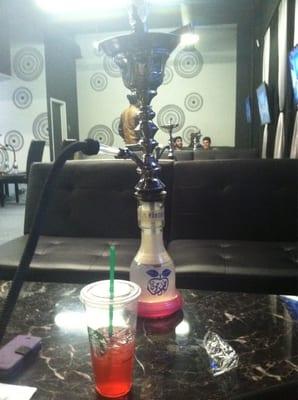 Double apple in a Khalil mamoon ice chamber hookah makes for a good Saturday night