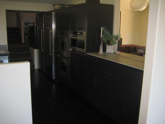 Contemporary Black Kitchen