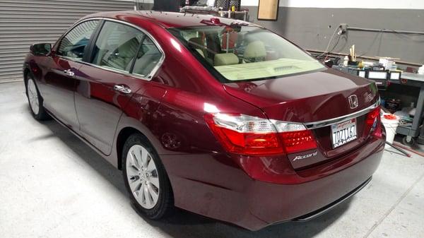 HONDA ACCORD AFTER PAINT CORRECTION AND TITANIUM COAT