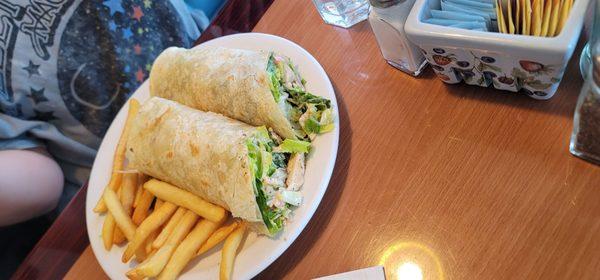 Chicken Ceasar Salad Wrap