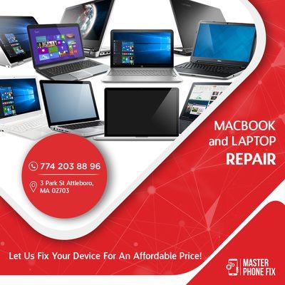 We fix any model Computers/Laptops issues like cracked screen, keyboard problems,  cleaning viruses & more for an affordable price.