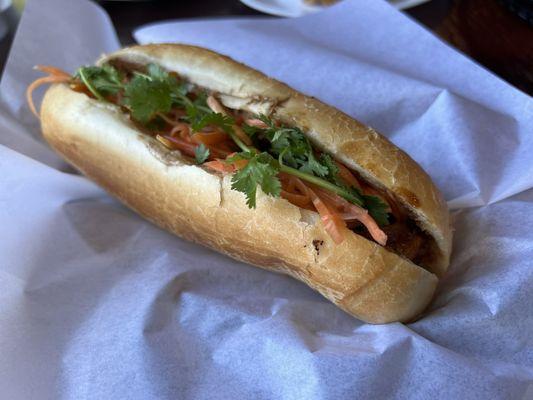 The chicken banh mi was really good