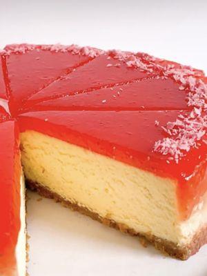 Sugar Bakery Santa Cruz Cheesecakes are so 'ono! Strawberry-Guava slice of heaven!