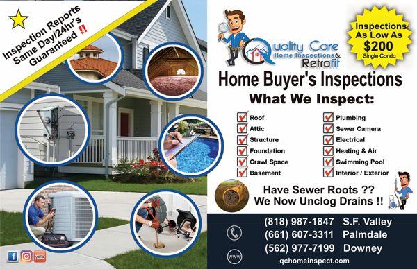 Home Inspection's as low as $200 !