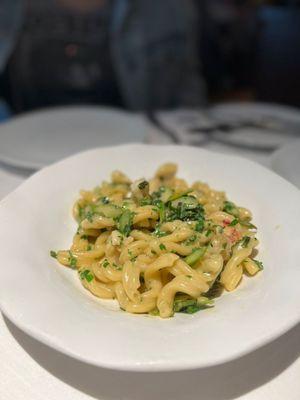 Gemelli with Shrimp