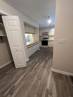 New kitchen flooring