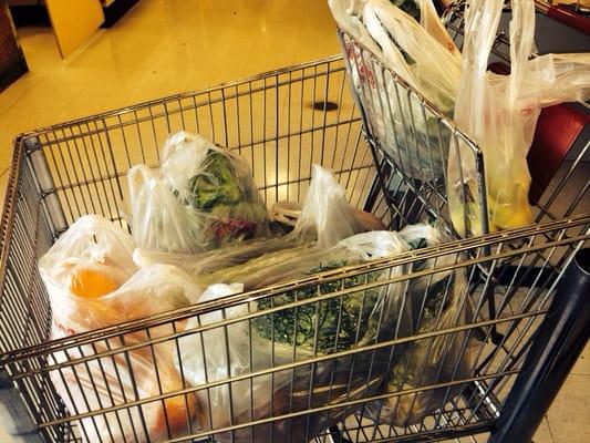 10 bags of produce for $28! Seriously.