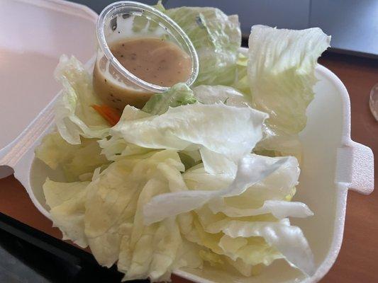 Side Salad- delicious dressing