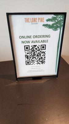 Online ordering now available.