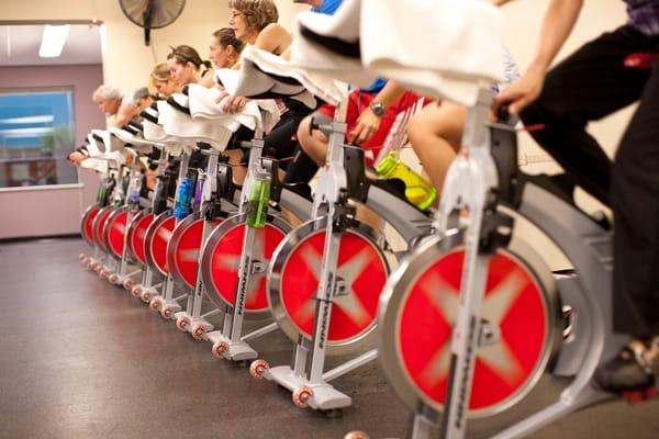 Join us for an awesome, heart pumping, fat melting cycling class.