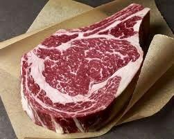 Bone-in high choice grade Rib-eye steak