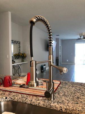 Beautiful special upgrade reverse osmosis with alkaline faucet with RO spout.