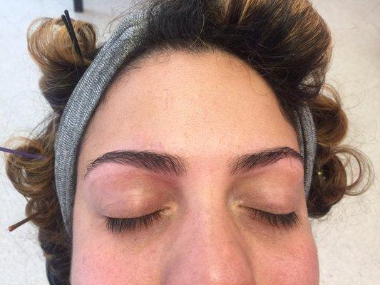 After Eyebrow Threading