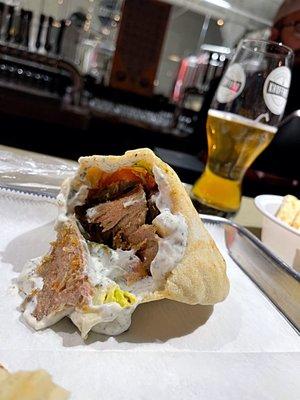 Exposed Lamb Gyro!