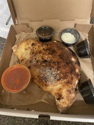 Veggie calzone