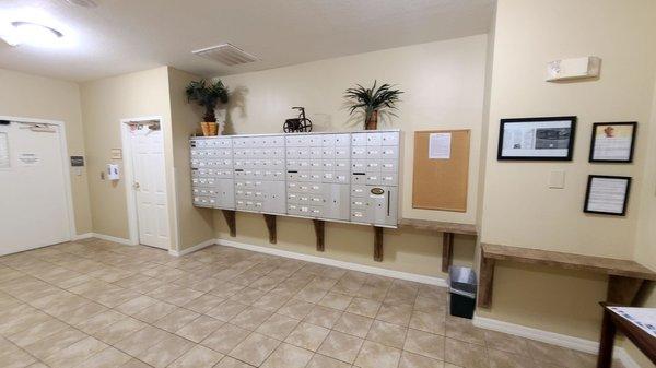 Mailboxes for the residents Wickshire Port St Lucie Saturday December 10th 2022