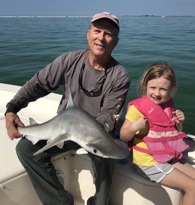 Mac and her first Shark!!!!