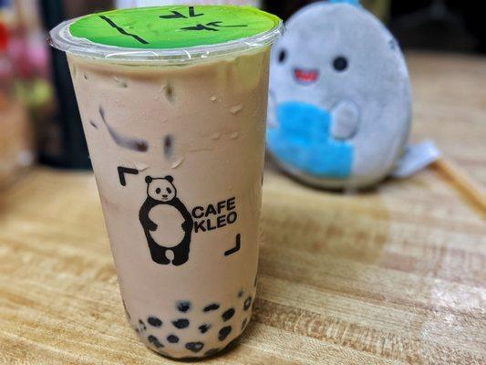 :D regular milk tea w/ boba