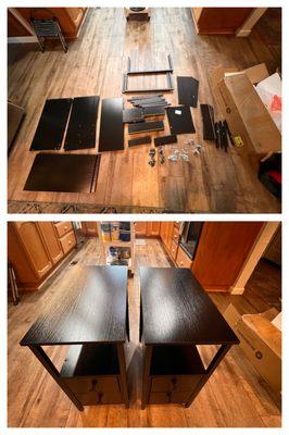 San Jose, Ca. Handyman, Assemble End Tables, Assemble Products