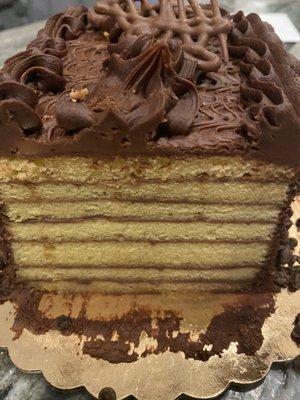 Seven Layer Chocolate Cake