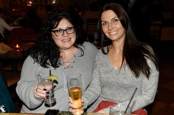 Nicole & Michele enjoying a great night out at our annual holiday party...