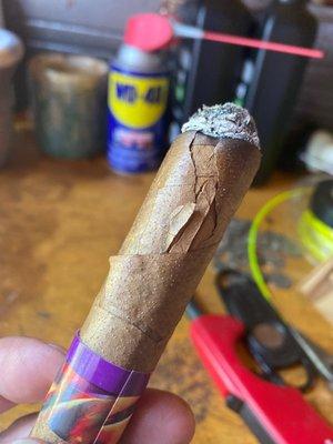 Crumbling cigar