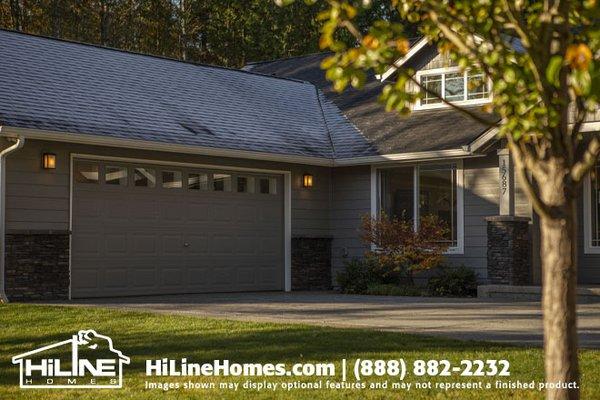 HiLine Homes of Poulsbo Model Home Plan 2232 Front Exterior.