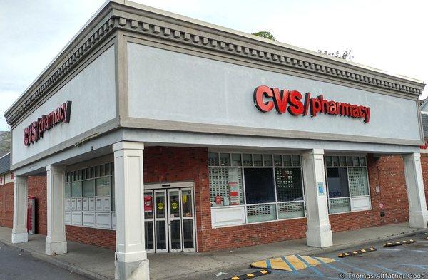 The exterior of CVS, located at 1125 Bay Street in the Rosebank section of Staten Island.