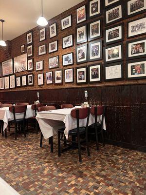 Inside the restaurant