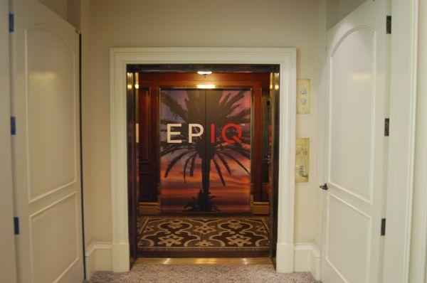 Elevator Doors Wrapped