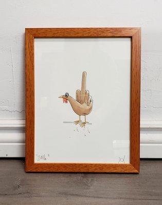 This warm-toned wood frame is perfect for this special Thanksgiving gift...