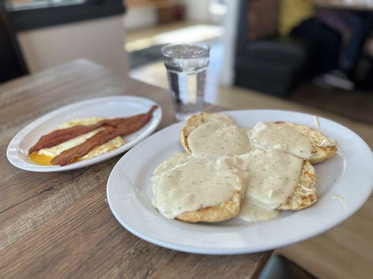 Biscuits and Gravy Combo - delicious!