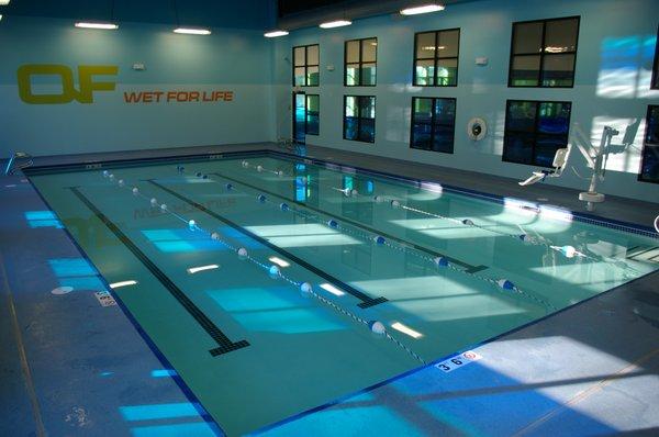 Salt Water Pool! Come in for lap swim or join us for a fun Aqua Class!