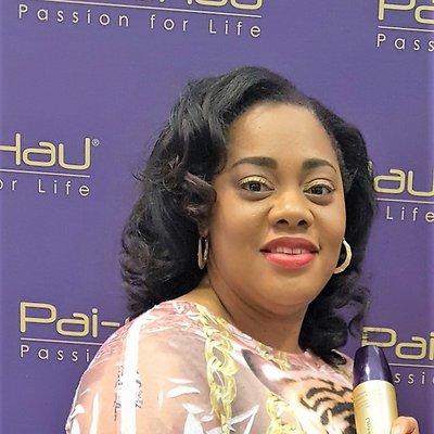 Pai-Shau Passion for Life, Passion for Hair used & sold. Stylist Nicole at Premiere Beauty Event.