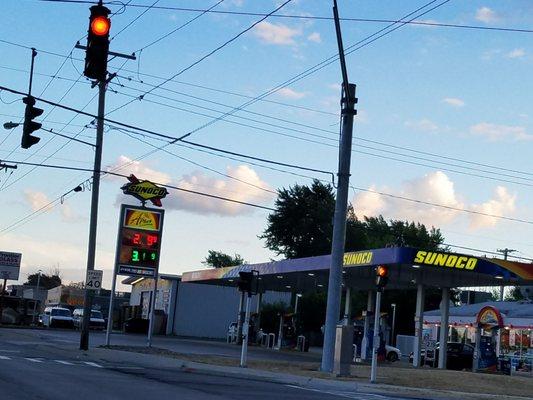 And the Beast was stunned. At Sunoco.