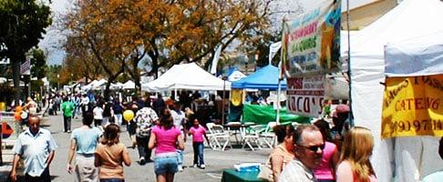 2nd Avenue Market Night in Downtown Upland