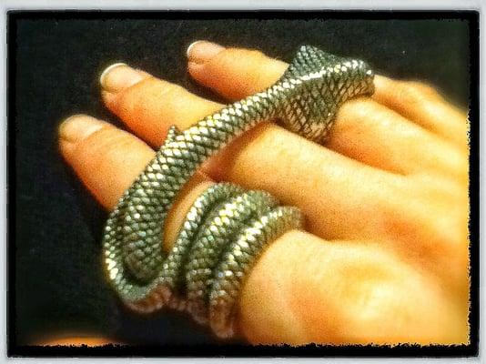 Snake ring at Party City... Perfect for a Halloween gig