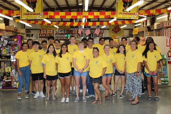 Mayde Creek and Taylor High School Band Volunteers