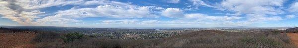 Views from Oceanside to La Jolla.  I could see why people give this place a bad review.