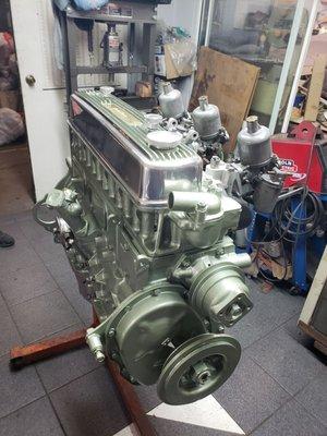 Russ Thompson has taken care of my cars (BN7 and a BN7) for years. His  lastest project for me is an engine rebuild for my BT7.